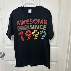 Black 'Awesome Since 1999' T-Shirt